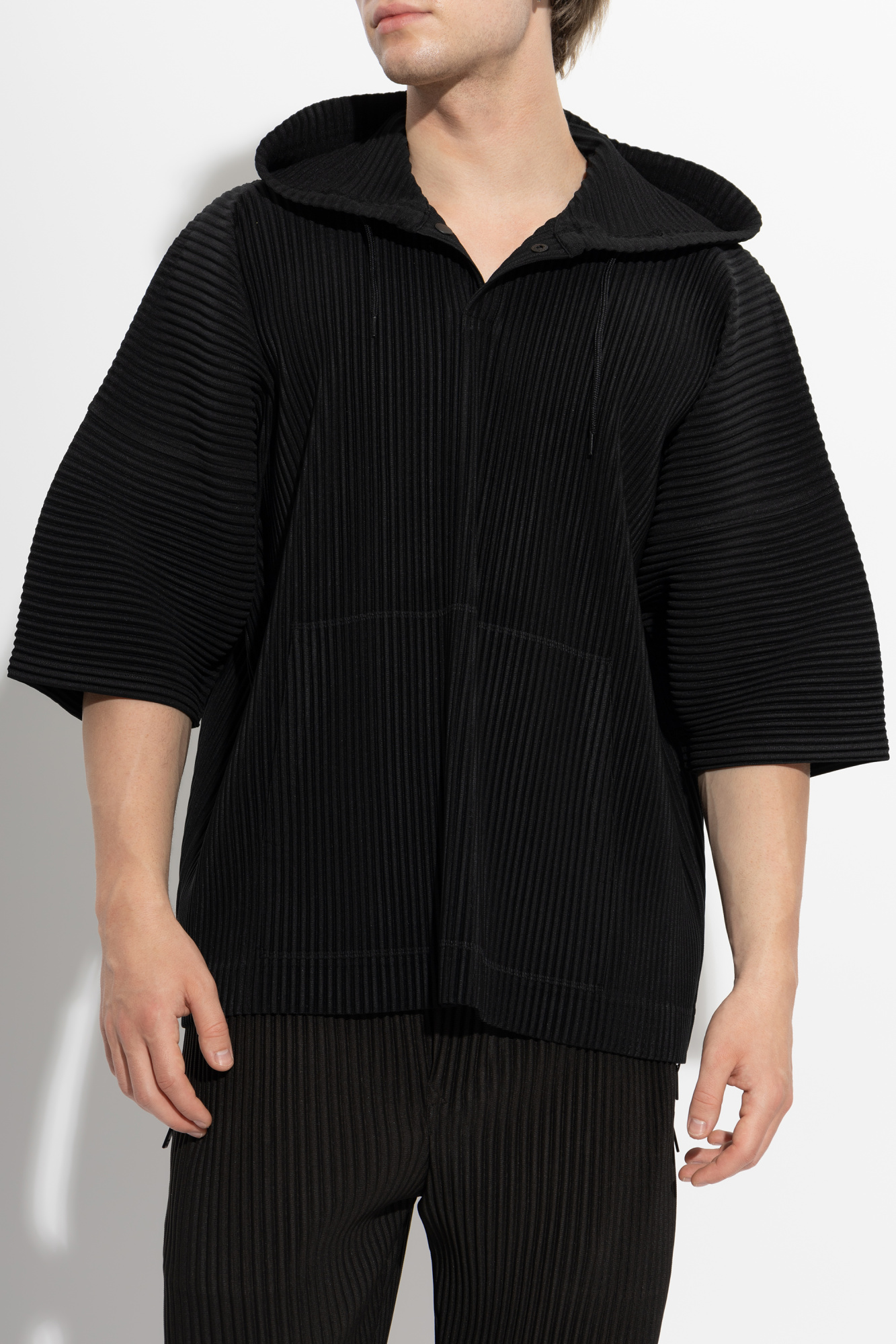 Homme Plissé Issey Miyake Pleated hoodie | Men's | Vitkac